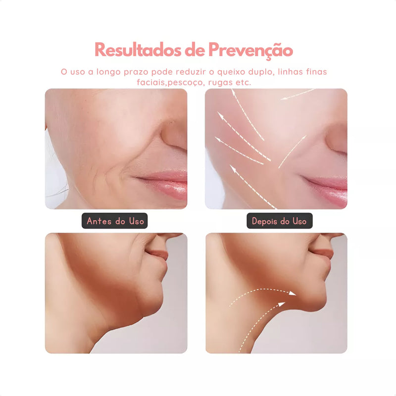Massageador Facial Redutor de Papadas, Rugas e Flacidez