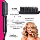 Escova Alisadora Elétrica Bivolt - BRANCA