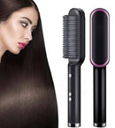 Escova Alisadora Elétrica Bivolt - BRANCA