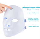 Máscara LED Facial 7 Cores – Rejuvenescimento e Tratamento de Acne Profissional em Casa