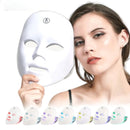Máscara LED Facial 7 Cores – Rejuvenescimento e Tratamento de Acne Profissional em Casa